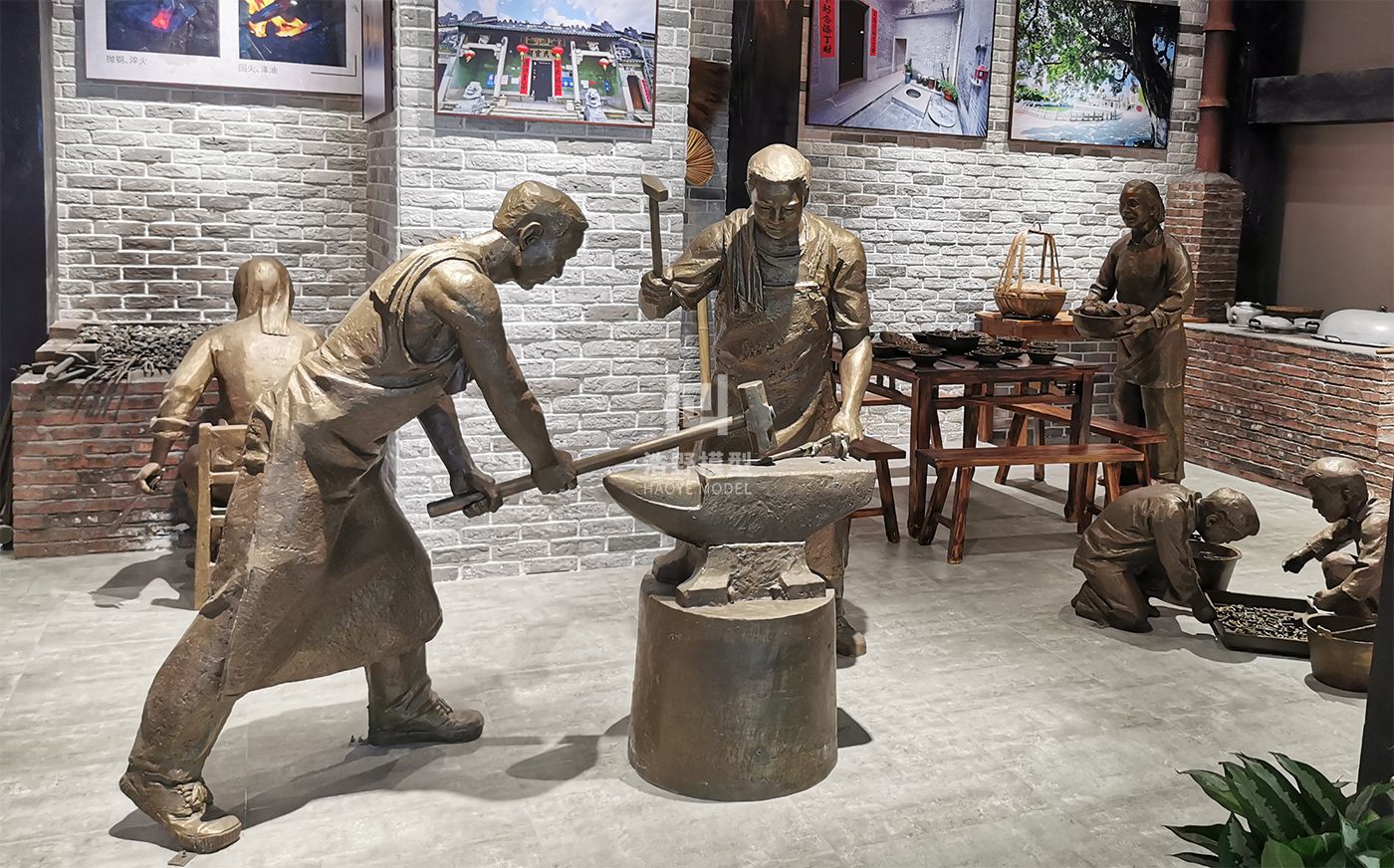 白云电气展馆打铁铺场景