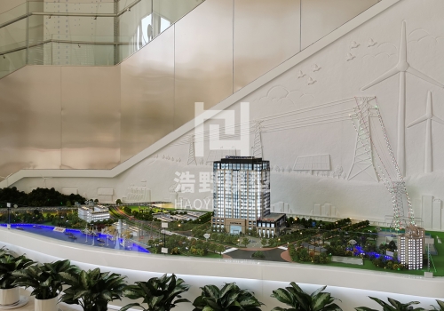 白云电气企业科技大厦模型