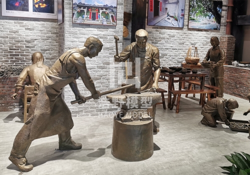 白云电气展馆打铁铺场景