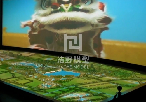 数字产业园投影沙盘