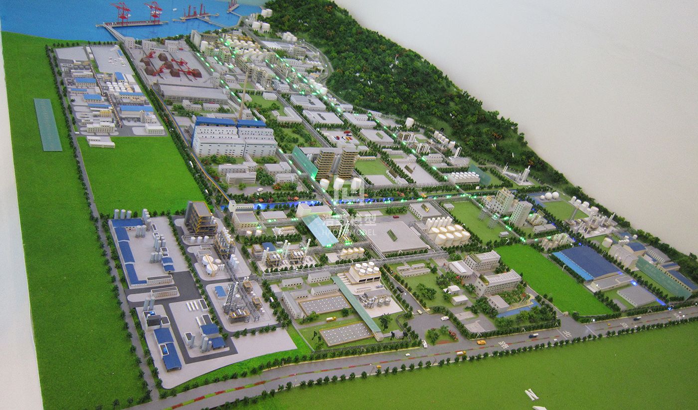 万华集团石化工业模型