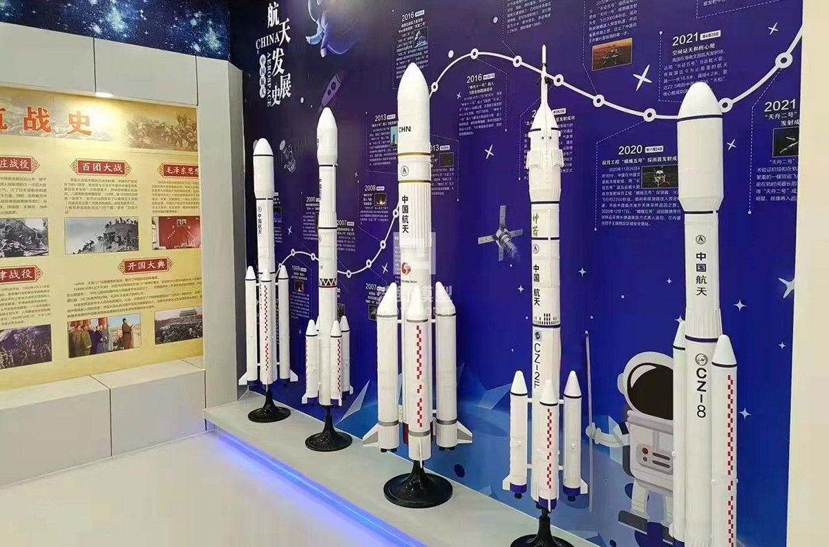 中国航天神舟系列展厅模型