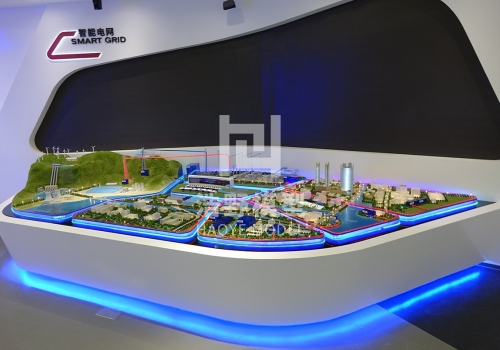 南方电网清远展厅模型