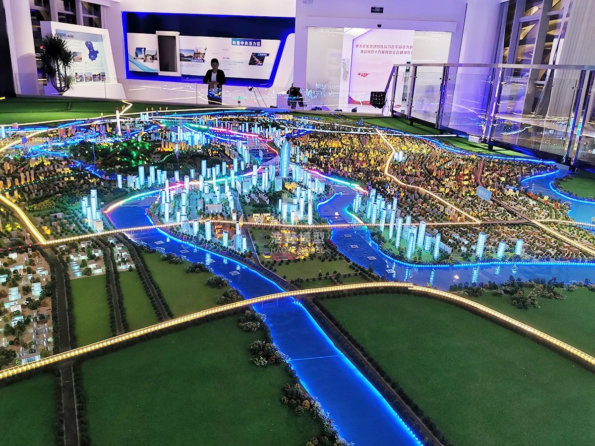 顺德-总体规划沙盘