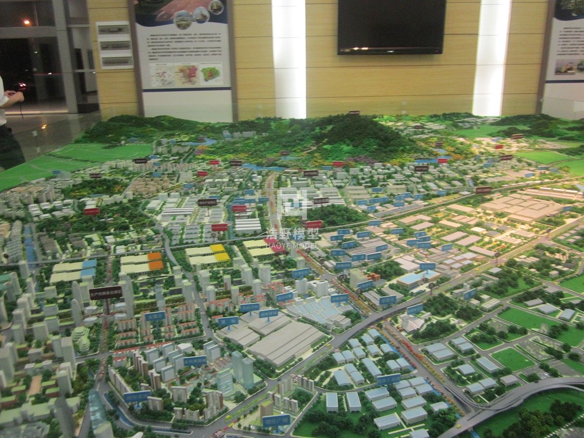 增城-总体规划沙盘