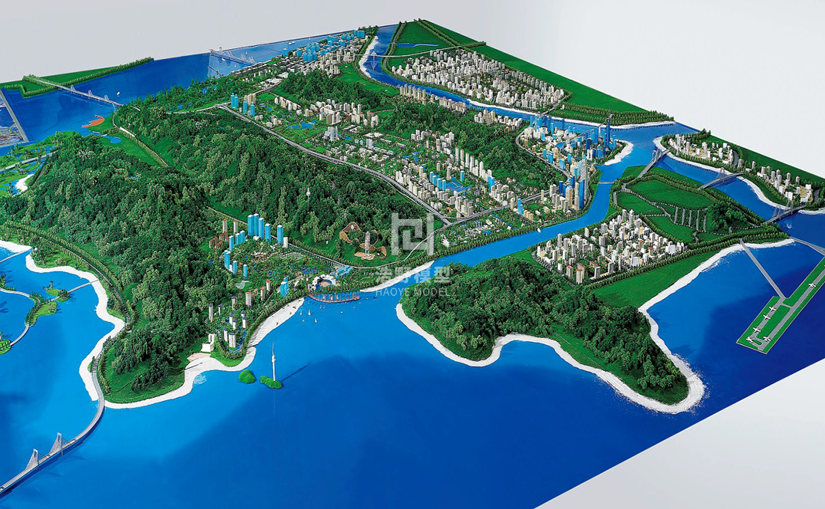 珠海-横琴湾沙盘