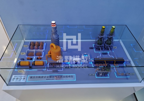 肇庆环境展厅陶瓷煤改气模型