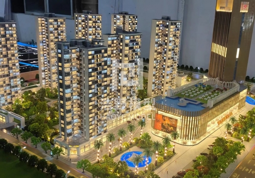 建筑模型中不同类型道路的制作方法