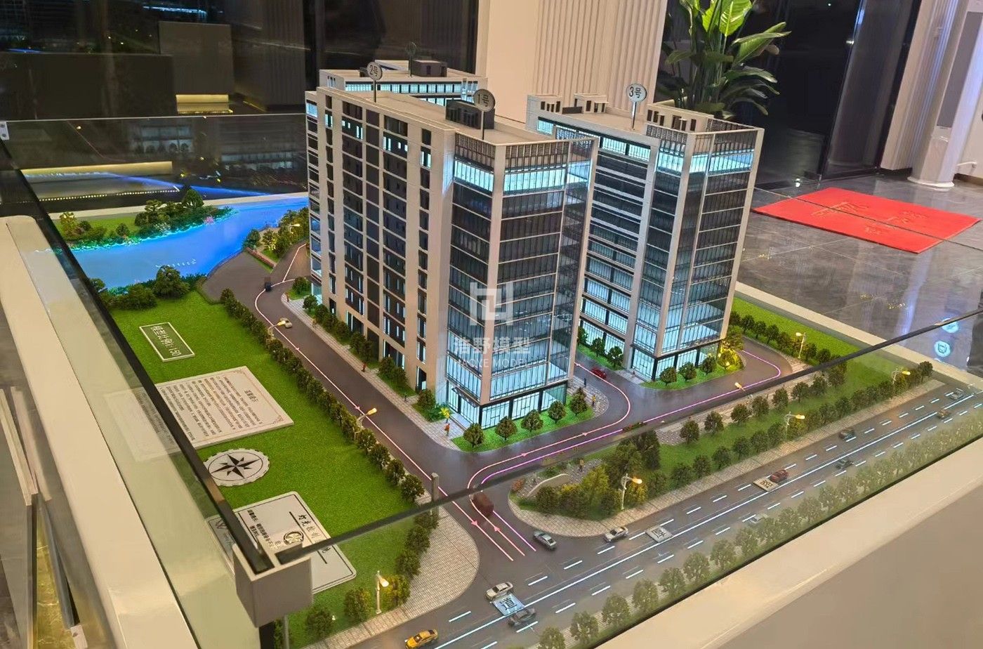 鸿海科技智谷模型