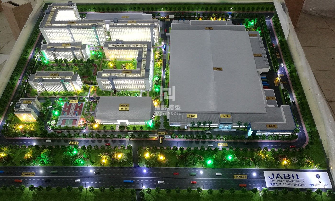 黄埔捷普电子厂模型