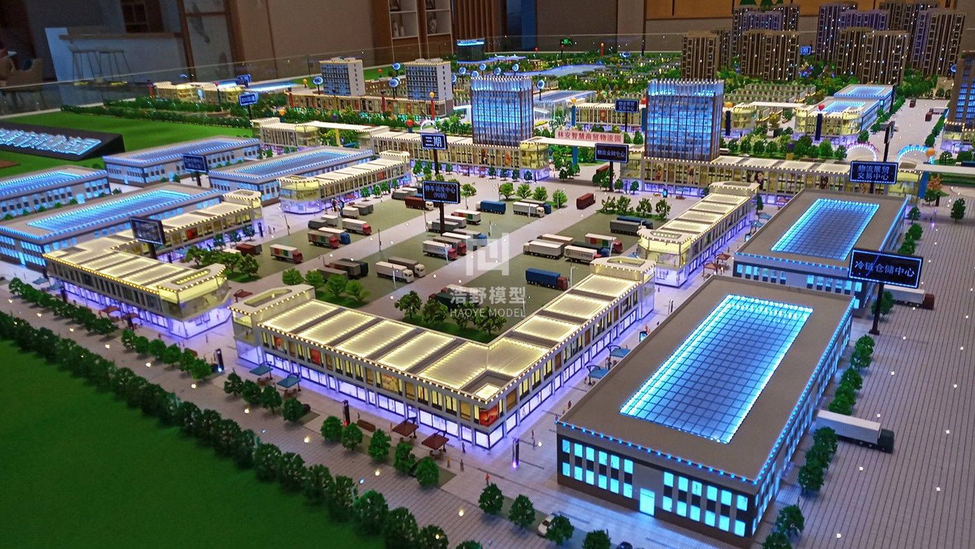 鹰潭林安物流园模型