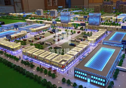 鹰潭林安物流园模型